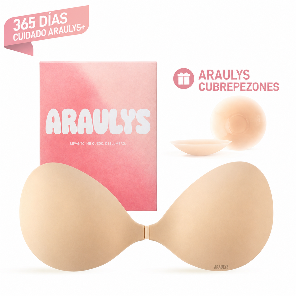 Strapless Araulys · Sujetador Push-Up Invisible Reutilizable