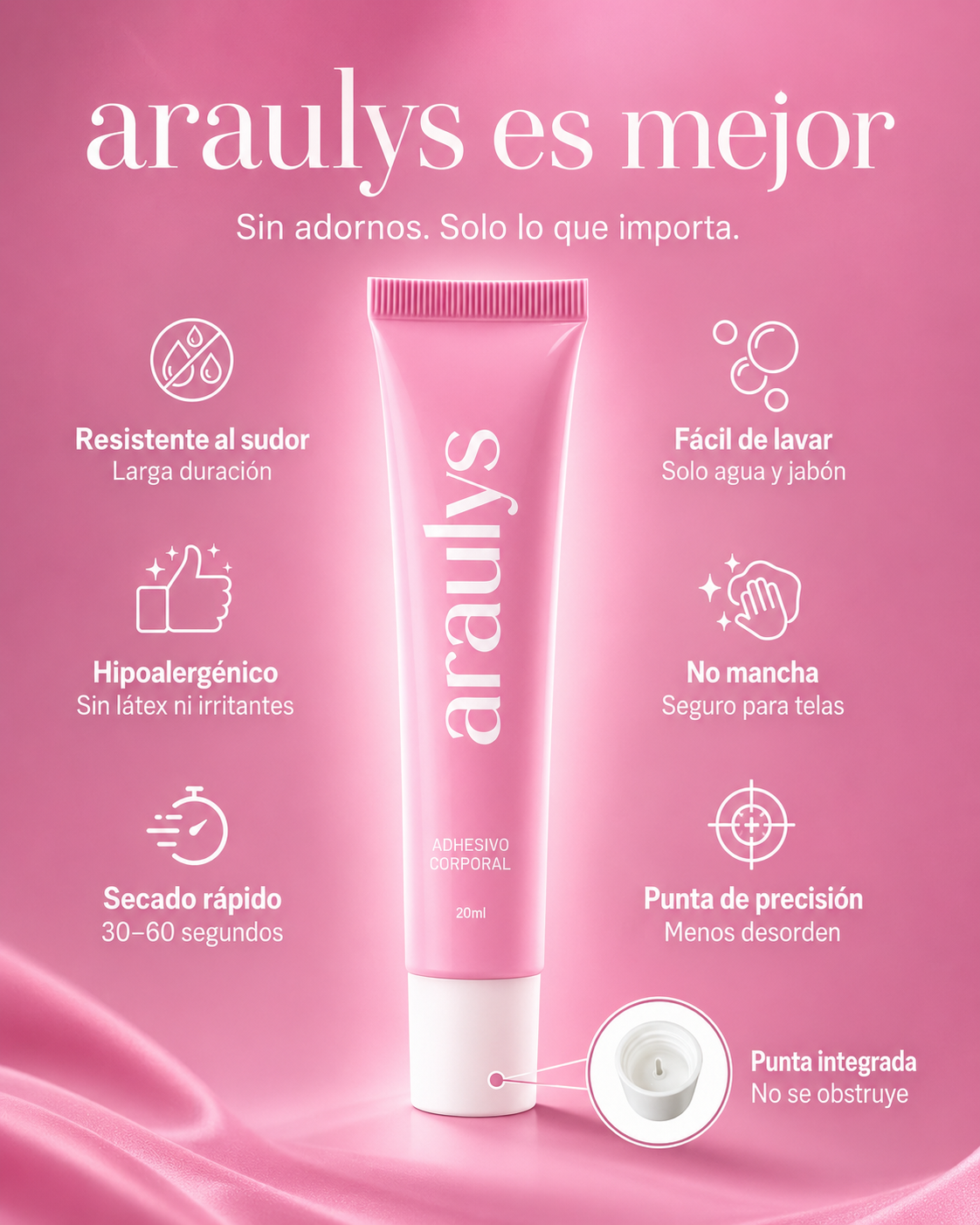 Araulys Hold Pegamento Body Invisible