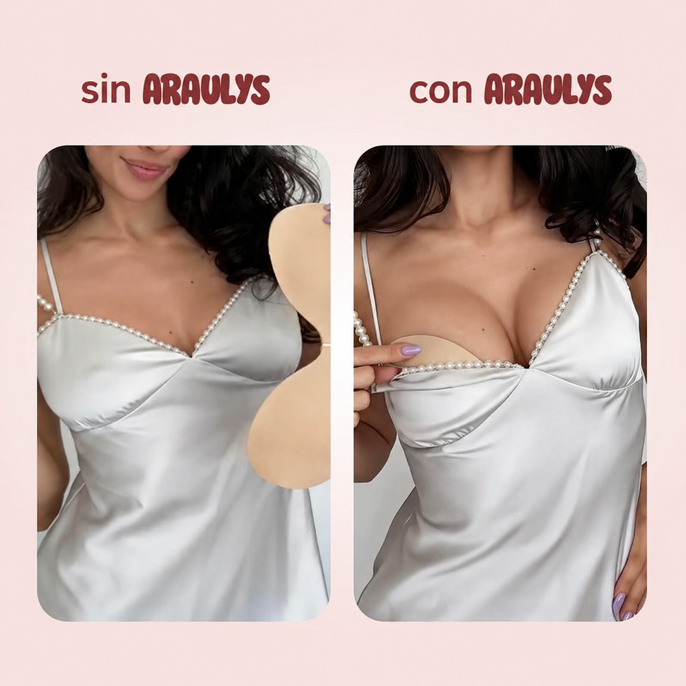 Strapless Araulys · Sujetador Push-Up Invisible Reutilizable