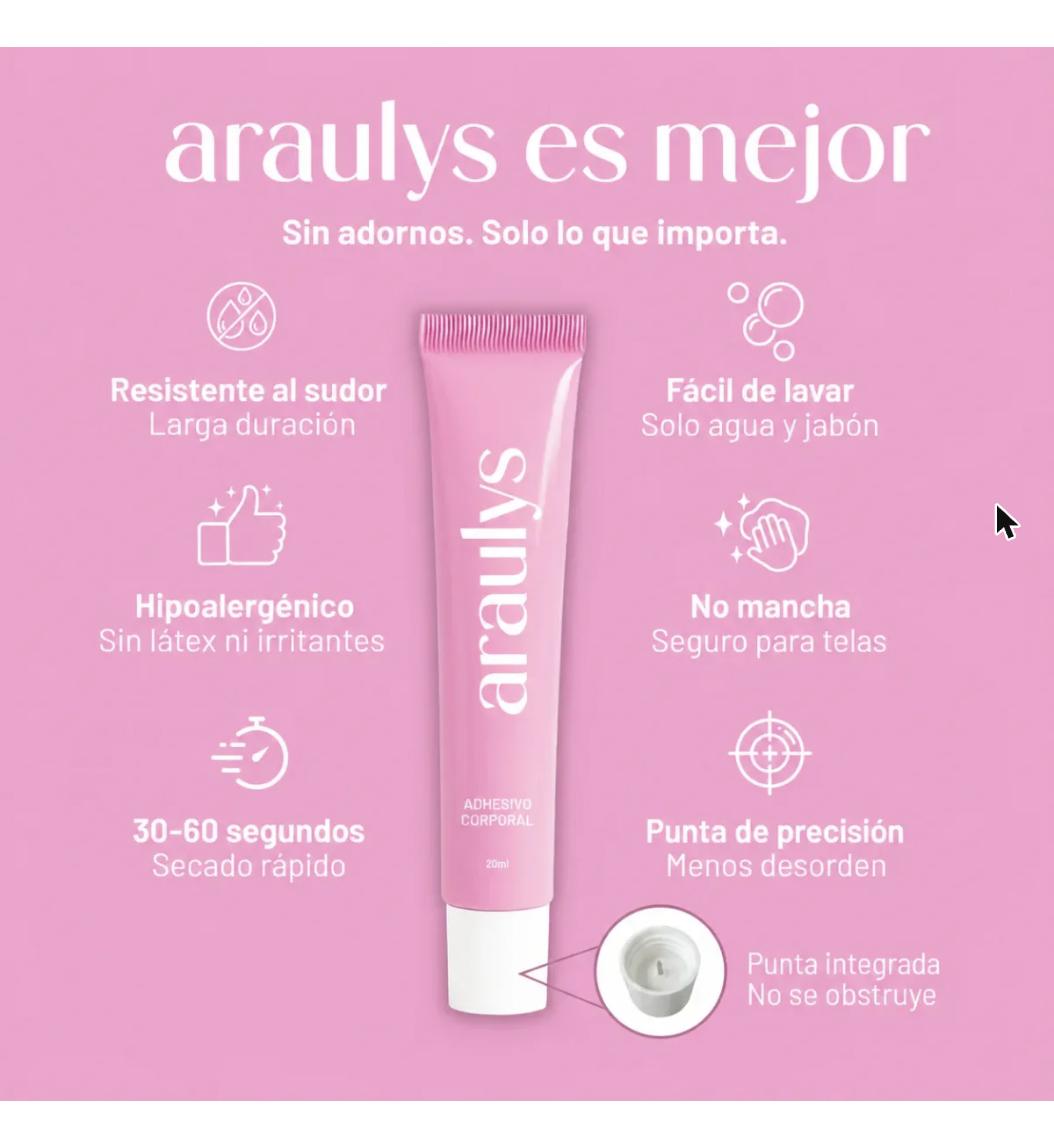 Araulys Hold · Pegamento Body Invisible