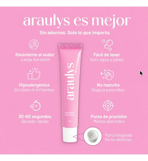 Araulys Hold · Pegamento Body Invisible