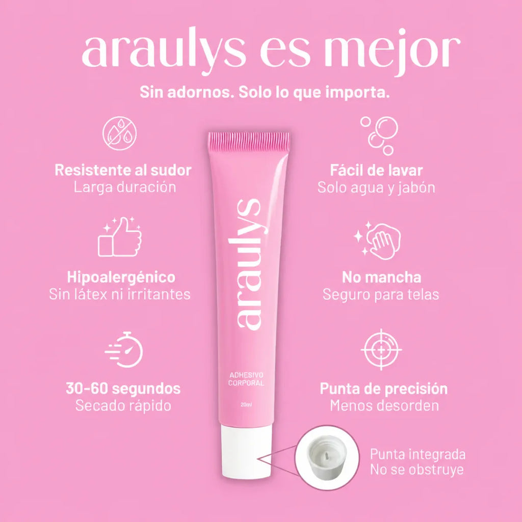 Araulys Hold · Pegamento Body Invisible